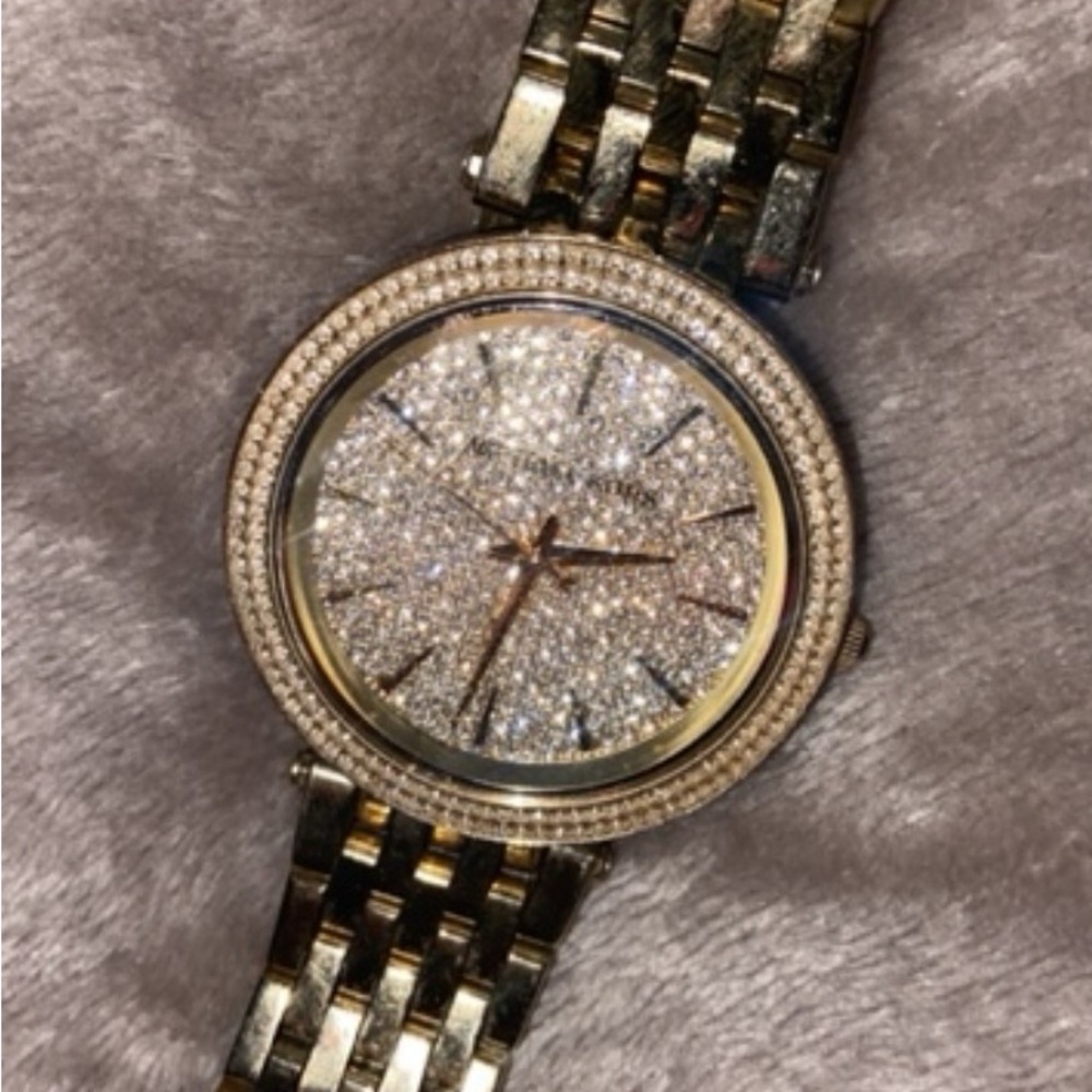 Sparkling Silver and Gold Watch